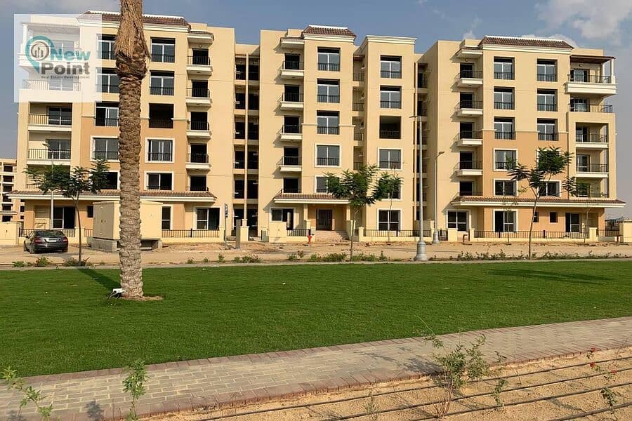 In front of the airport, with a down payment of 853 thousand, own a 130-square-meter apartment + a 263-square-meter garden in Sarai, New Cairo 9