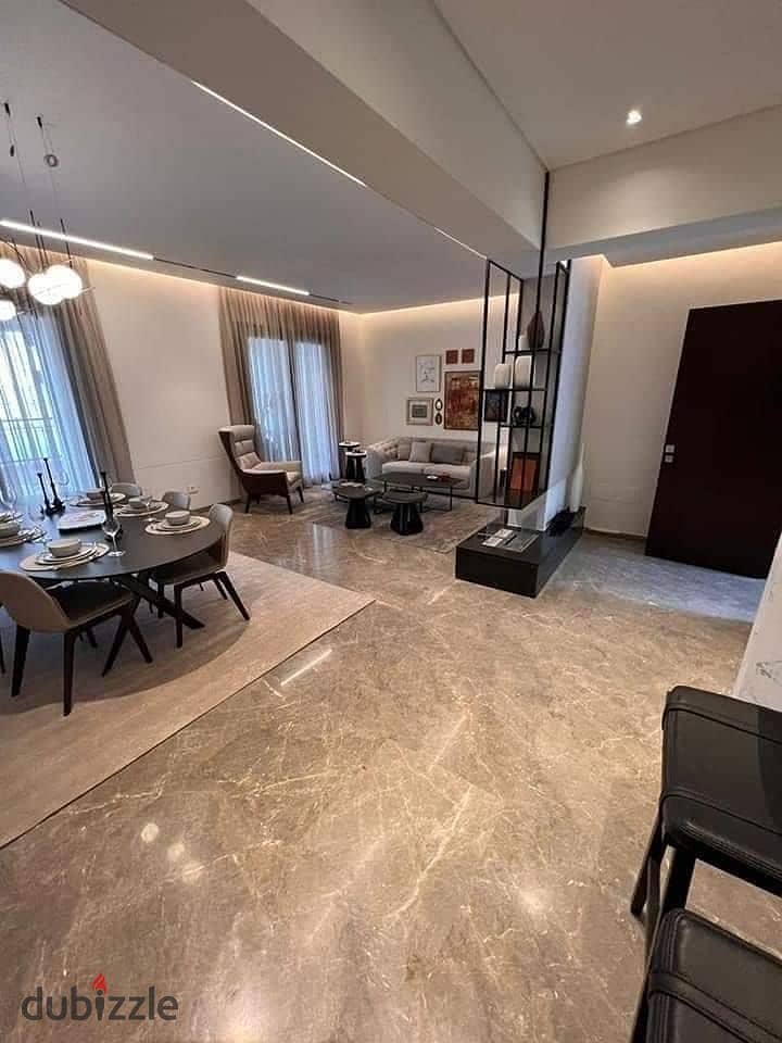 شقة للبيع 144م 3 غرف استلام فوري بأقل مقدم في كمبوند ديستركت 5 , التجمع الخامس - Apartment 3BR for sale 144m ready to move ,District 5 , New Cairo 3