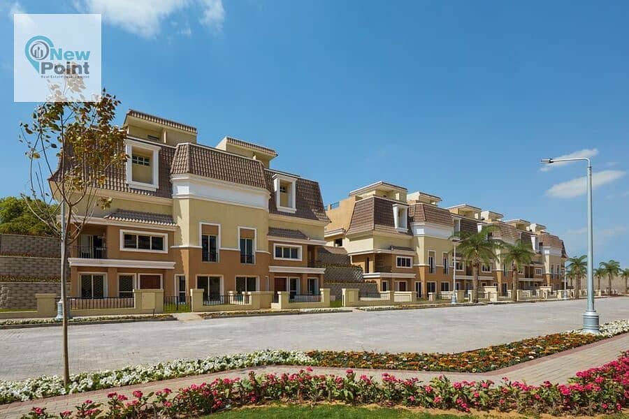 With a 10% down payment in front of Madinaty, own a 155-square-meter apartment in installments in Sarai Mostakbal City 7