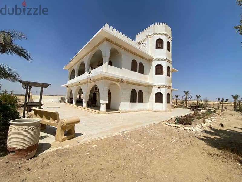 25 Acres (100,000 m2) + Furnished Villa & More 35mins from 6October 2