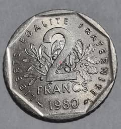 2 francs - 1980