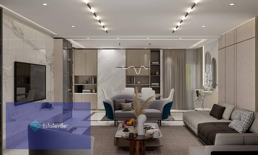 With a down payment of only 370 thousand, your apartment in a compound in the center of 4 main axes and installments up to 8 years 8