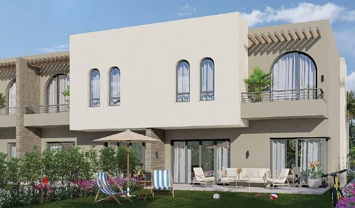 For sale, a villa at the lowest price on the North Coast, in the first offering of Marina 8, the Saudi Company, in front of the Antiquities and Yachts 2