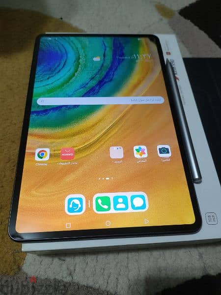 النسخة الاعلي البرو Matepad Pro 10.8 يدعم شريحة 4G بقلم وماوس وجراب 5