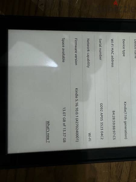 kindle (11 generation) 16GB 0