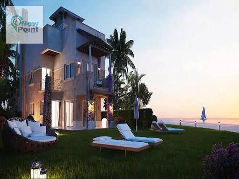 Chalet with sea view, immediate delivery, Blue Blue Sokhna Village 13