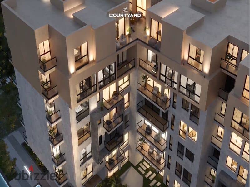 Save for 10 years with a 5% down payment and delivery soon with Tatweer Misr Apartment with private garden and fully finished in front of Madinaty in 6