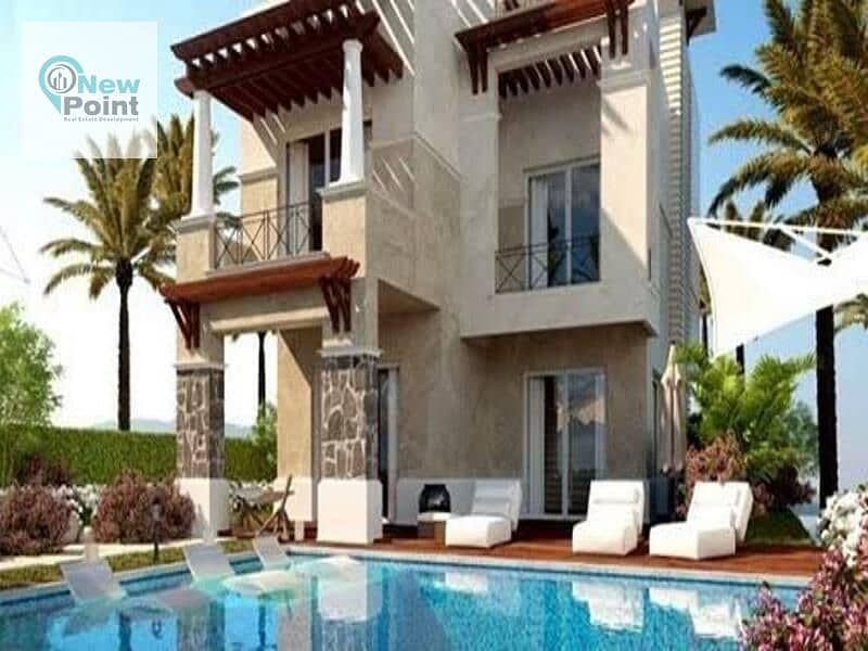 Chalet for immediate delivery with sea view in Blue Blue Sokhna Village 11