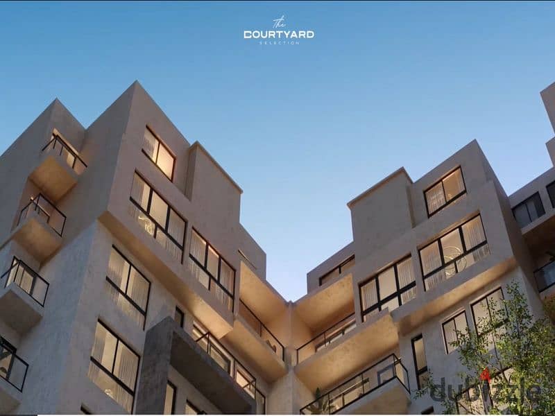 Apartment with private garden and fully finished in front of Madinaty in Bloomfields Compound only And get a discount over 10 years with a 5% DP 9