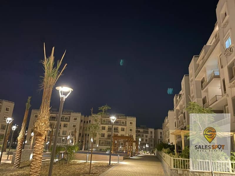 Book an apartment with the lowest price per meter in the settlement ground floor 177m with garden 133m in Silvia Compound in the settlement next to th 9