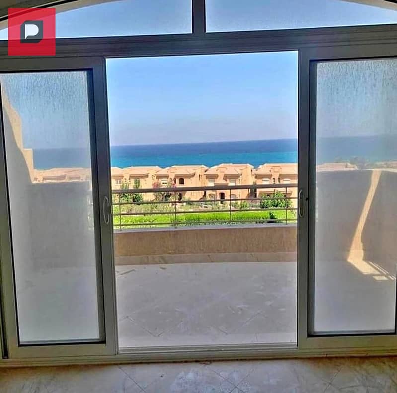 Villa for sale in Ain Sokhna Hills, first row to the sea, next to Galala City, minutes from Porto Ain Sokhna, with installments over 8 years and a 20% 3