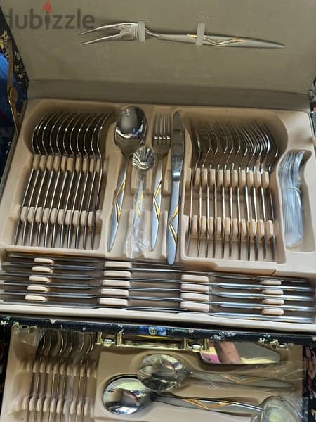 Soligee cutlery 85 piece طقم مائده stainless steel ادوات طعام 7