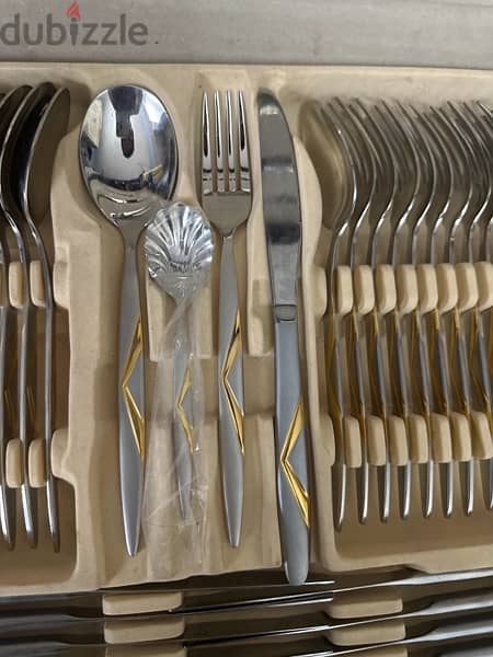 Soligee cutlery 85 piece طقم مائده stainless steel ادوات طعام 17