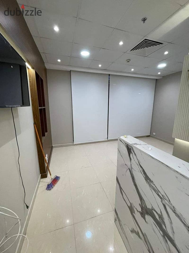 With the lowest down payment I own a fully finished clinic in the Sky Ramp project in old Sheikh Zayed city باقل مقدم امتلك عيادة متشطبة فى سكاى رامب 3