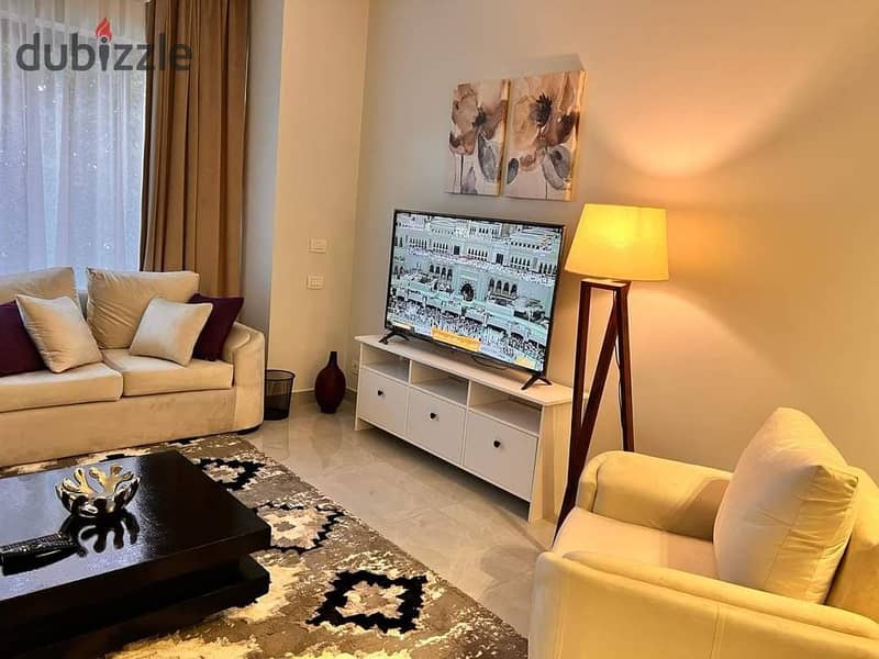 للبيع شقة ارضى بجاردن استلام فورى فى كمبوند صن كابيتالFor sale ground floor apartment with garden immediate receipt ready for in Sun Capital Compound 2