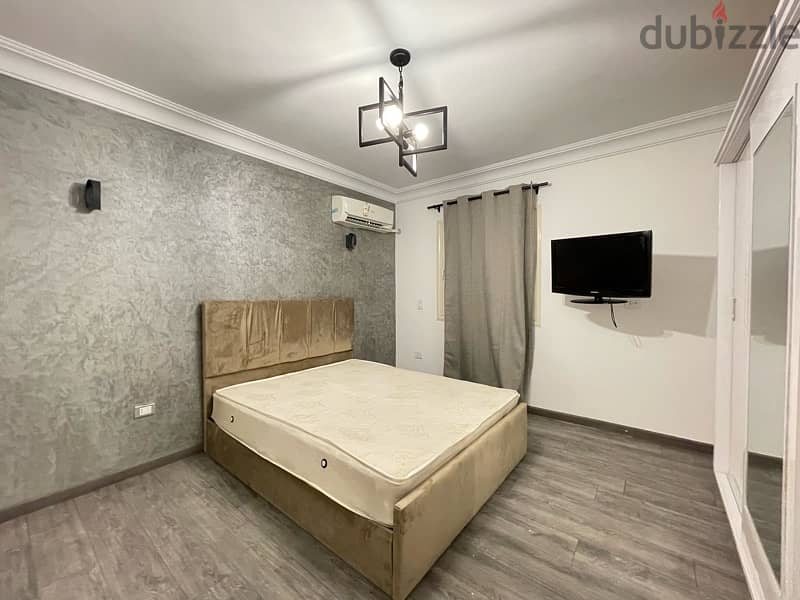 شقة مفروشة للايجار الحى التامن الشيخ زايد قريبه لسعودى Fully Furnished 17