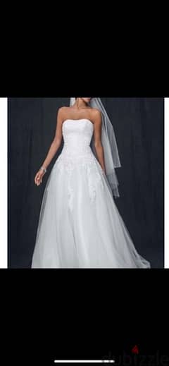 new wedding gown from USA David Bridal فساتين  زفاف جديد وارد امريكا