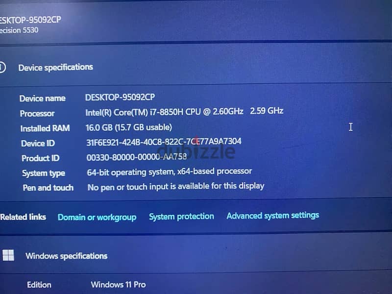 dell precision 5530 1