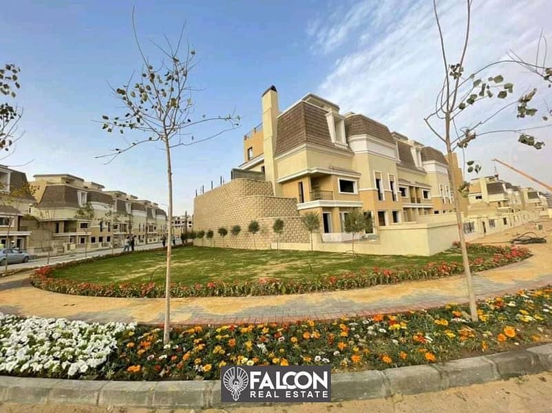 Villa for sale in Mostakbal City with 10% down payment and installments over 8 years. 2