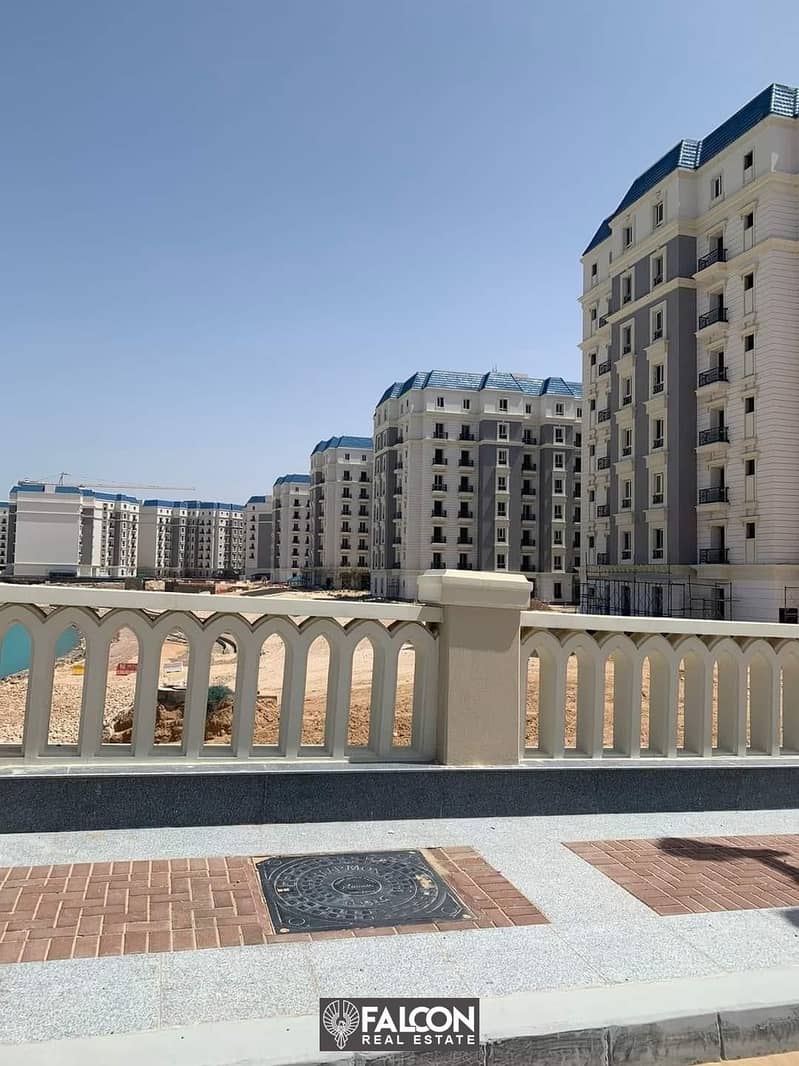 Apartment with immediate receipt on the sea road for sale in installments over 7 years in the Latin Quarter, El Alamein City, fully finished 17