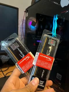 RAM  8x2 = 16 giga DDR4 3200 cl16