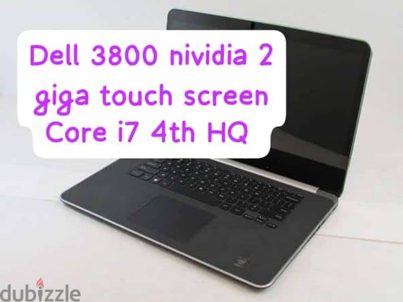 dell 3800 Core i7 4th HQ nividia 2 touch screen 2k 0