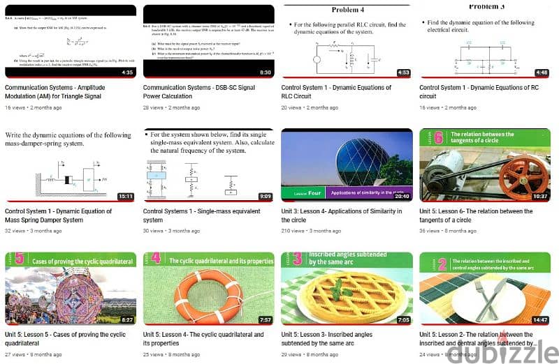 شرح math physics mechanics circuits لطلبة ثانوي و هندسة 1