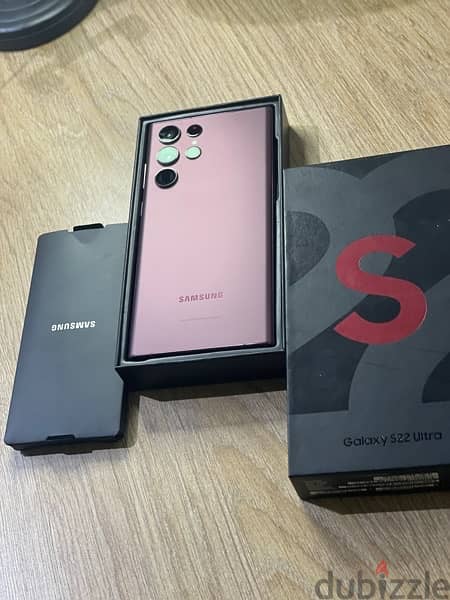 Samsung S22Ultra 256gb ram 12gb سناب 0