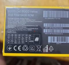 new  Mi Poco C40 4GB Ram (unopened ) 0