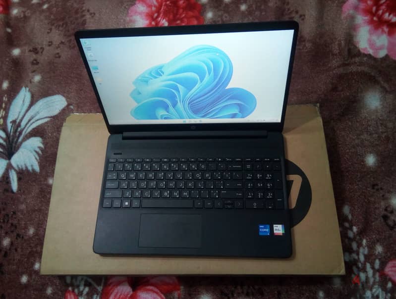 Hp 15 بالكرتونة كسر الزيرو CORE I5 جيل 12 3