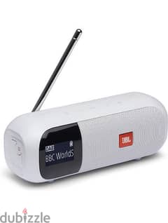 JBL Tuner 2 Portable Radio, Bluetooth Speaker with DAB and FM Radio