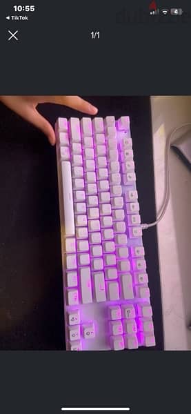 keyboard gaming white كيبورد ابيد جيمنج 2