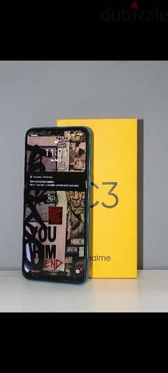 realme c3 64 جيجا زي الجديد