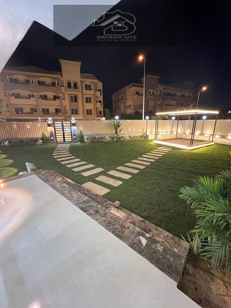 شقة للبيع ارضي بحديقة 260م مرحلة ٣ أ الخمائل الشيخ زايد Apartment For sale Al Khamayel Sheikh Zayed 1