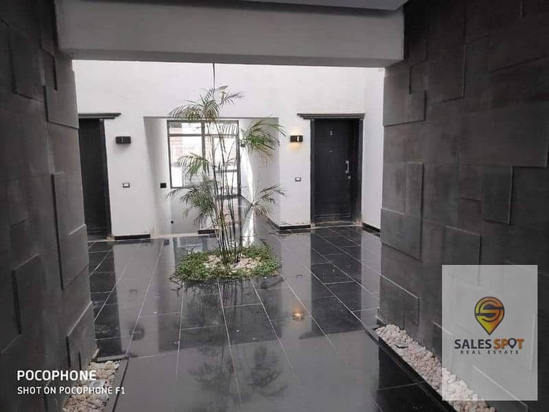 For sale in installments studio 58m Studio Bahri open view in TAJ CITY compound in front of Cairo International Airport and Kempinski Hotel First Sett 5