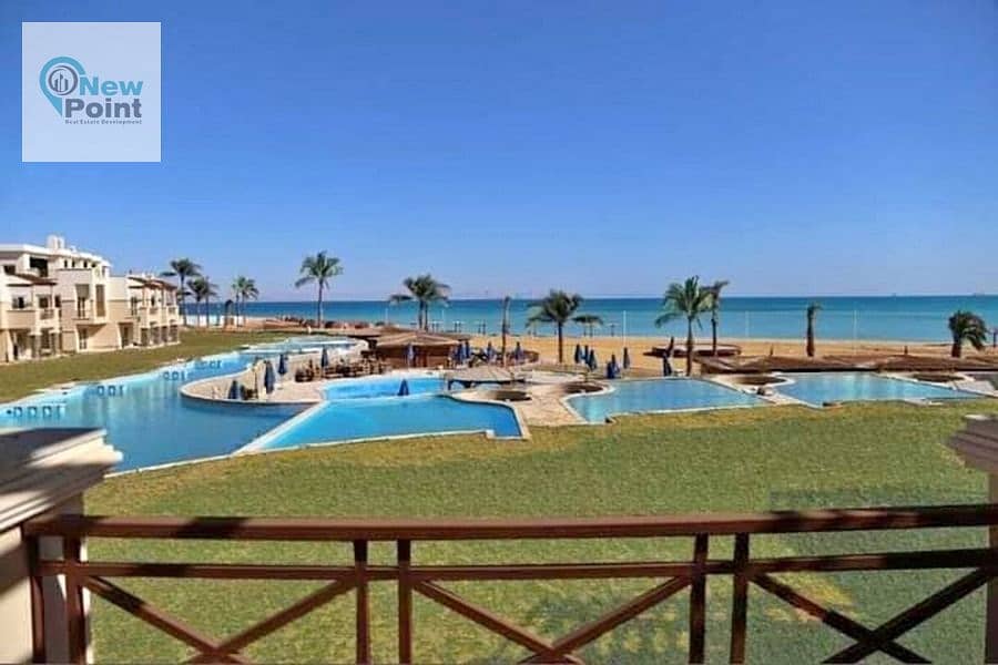 Chalet 141 meters in a prime location in Blue Blue Village, Ain Sokhna 1