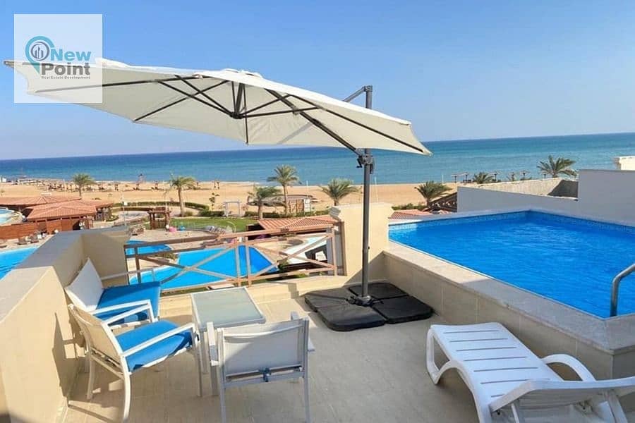 Chalet 141 meters in a prime location in Blue Blue Village, Ain Sokhna 4