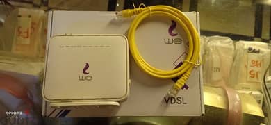 راوتر VDSL في حاله الجديد بالكرتونه بدون شاحن