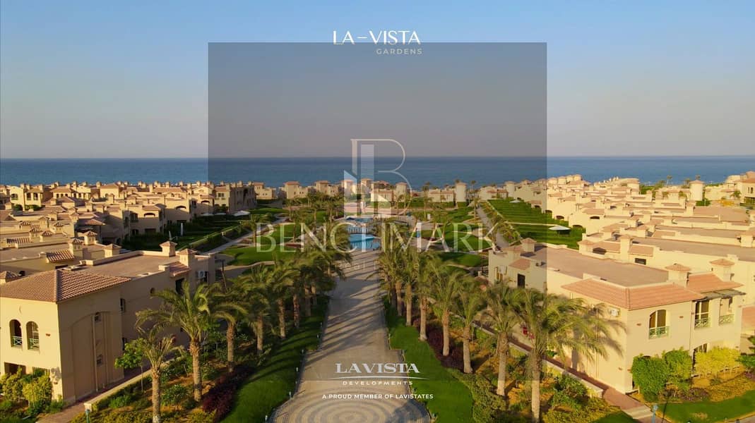 Chalet for sale 180 meters, immediate delivery in La Vista Gardens Village, Ain Sokhna, next to Porto Double View on the sea 8