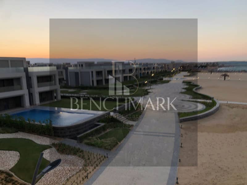 Villa for sale 3 bdr fully finished delivery now Lavista Ray Ain Sokhna Village next to Mountain View 5-year installments Sea and pool, landscape view 1