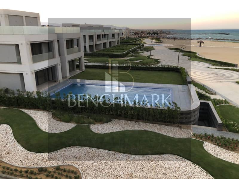 Villa for sale 3 bdr fully finished delivery now Lavista Ray Ain Sokhna Village next to Mountain View 5-year installments Sea and pool, landscape view 2