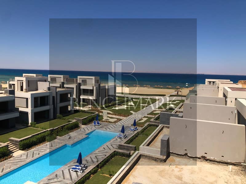 Villa for sale 3 bdr fully finished delivery now Lavista Ray Ain Sokhna Village next to Mountain View 5-year installments Sea and pool, landscape view 9