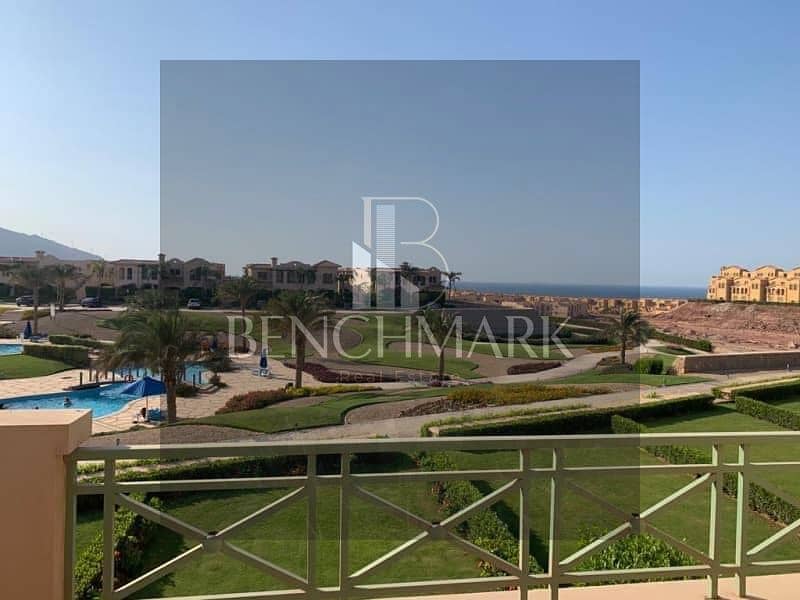 Chalet for sale 140 m fully finished immediate delivery Lavista Topaz Village Ain Sokhna next to Porto Sea and pool view 16