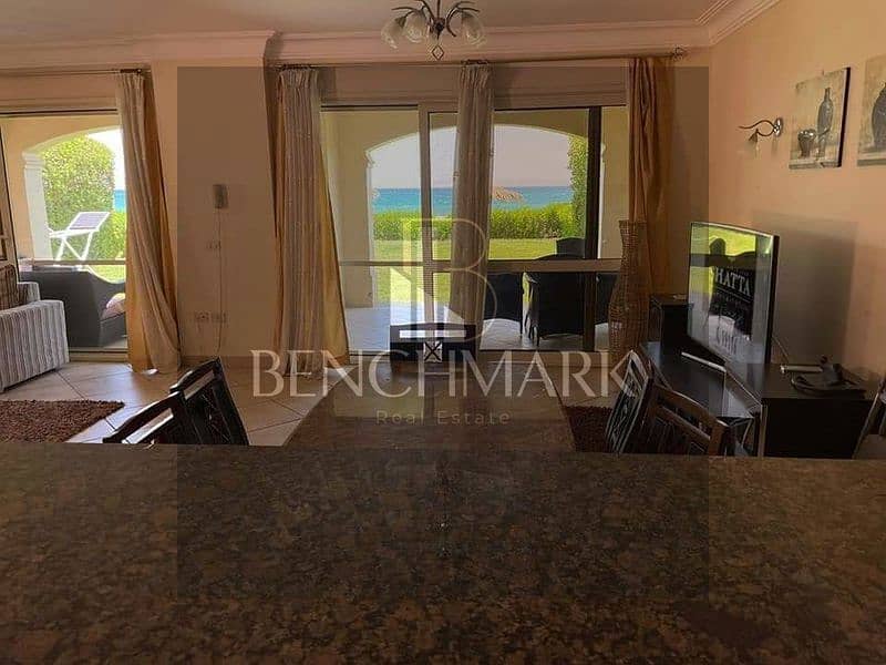 Penthouse chalet for sale 190 m finished Lavista Topaz Ain Sokhna Village next to Porto Sokhna Sea and landscape pool view installments over 7 years 16