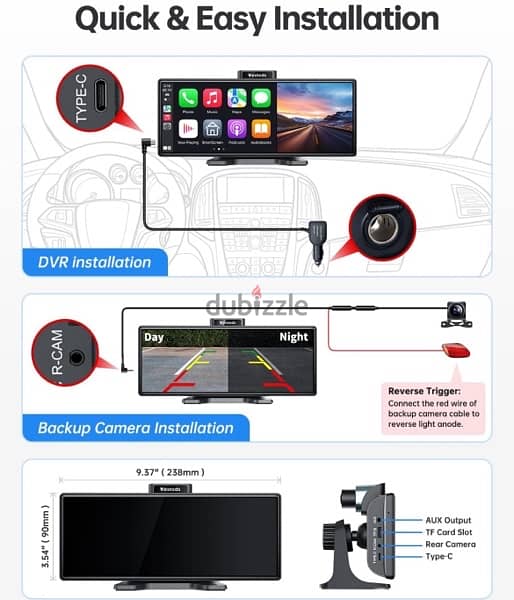 Westods Portable Wireless Carplay - Used in perfect consition 10