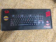 keyboard redragon k552 red switch ,red backlit  كيبورد ريدراجون k552