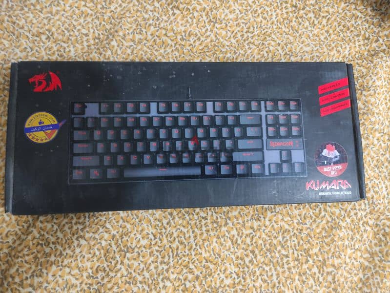 keyboard redragon k552 red switch ,red backlit  كيبورد ريدراجون k552 0