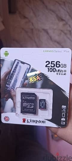 كارت ميموري كينجستون جديد SD card Kingston 265gb