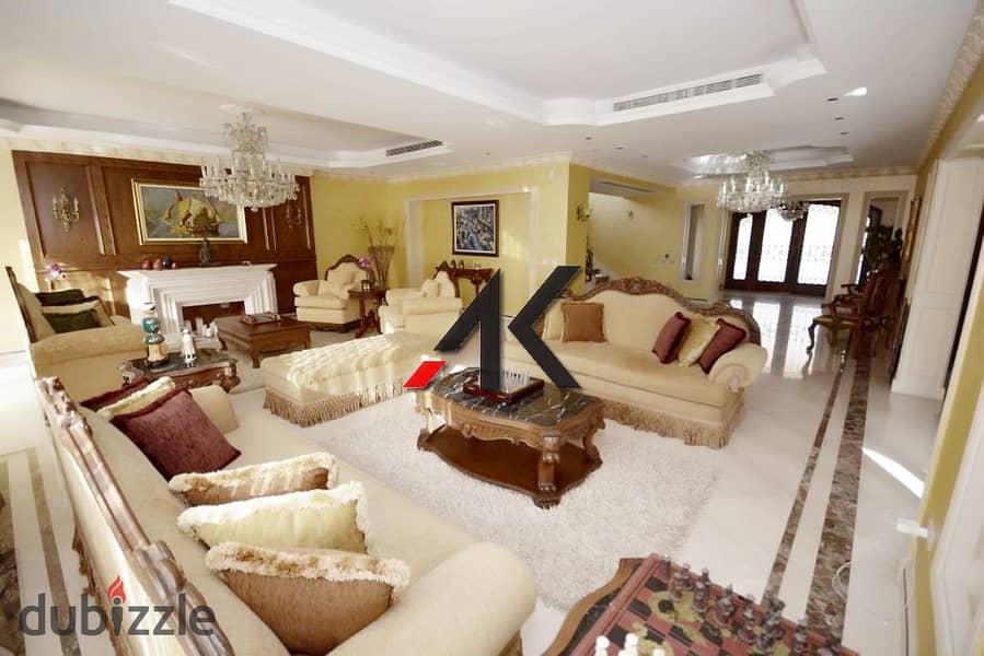 Furnished Stand Alone L750m. with pool For Rent in Kattameya Hills - New Cairo 2