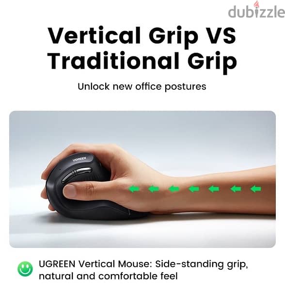 UGREEN vertical mouse mu008 2